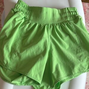 Women's Green Athletic Shorts lululemmon